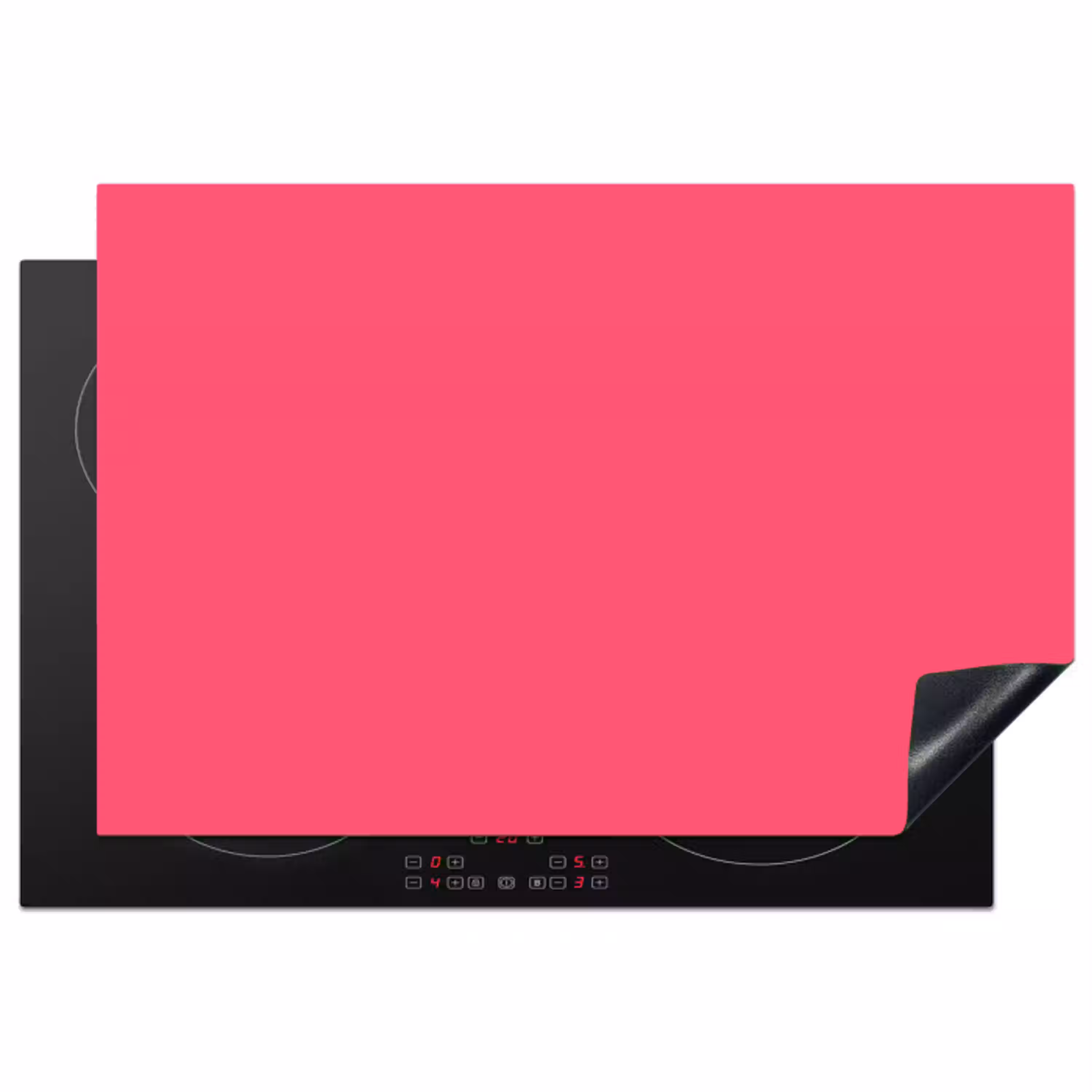 Neon - Flamingo - Roze Inductie beschermer vinyl 3mm klein 276 -3d