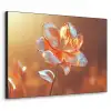Glazen - Bloem - Zonlicht Textielframe zwart klein -3d