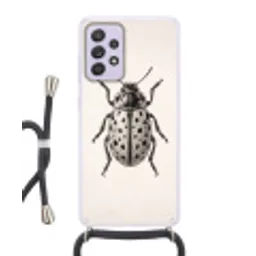 Kever - Insect - Vintage Hoesje Samsung Galaxy A52 5G met koord klein -3d