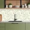 Klassiek - Vogels - Groen keuken achterwand 2 middel 871 -sfeer3