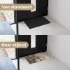 Kerst - Kerstballen - Beige - Goud Deurmat klein -voor-na_NL