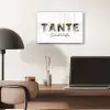 Tante - Lettercollage plexiglas 5mm klein -sfeer6