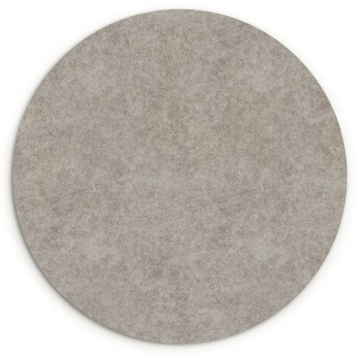 Patroon - Beton - Grijs Wandcirkel kunststof plaat 5mm dik klein 188 -3d