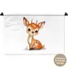 Hert - Baby - Dieren Wandkleed katoen klein -t3d_DE