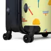 Bouwgereedschap patroon op lichtgele achtergrond NBS - Large koffer - Volwassenen Unisex groot -product2