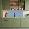 Golven - Ritmisch - Blauw keuken achterwand 2 middel 871 -sfeer3
