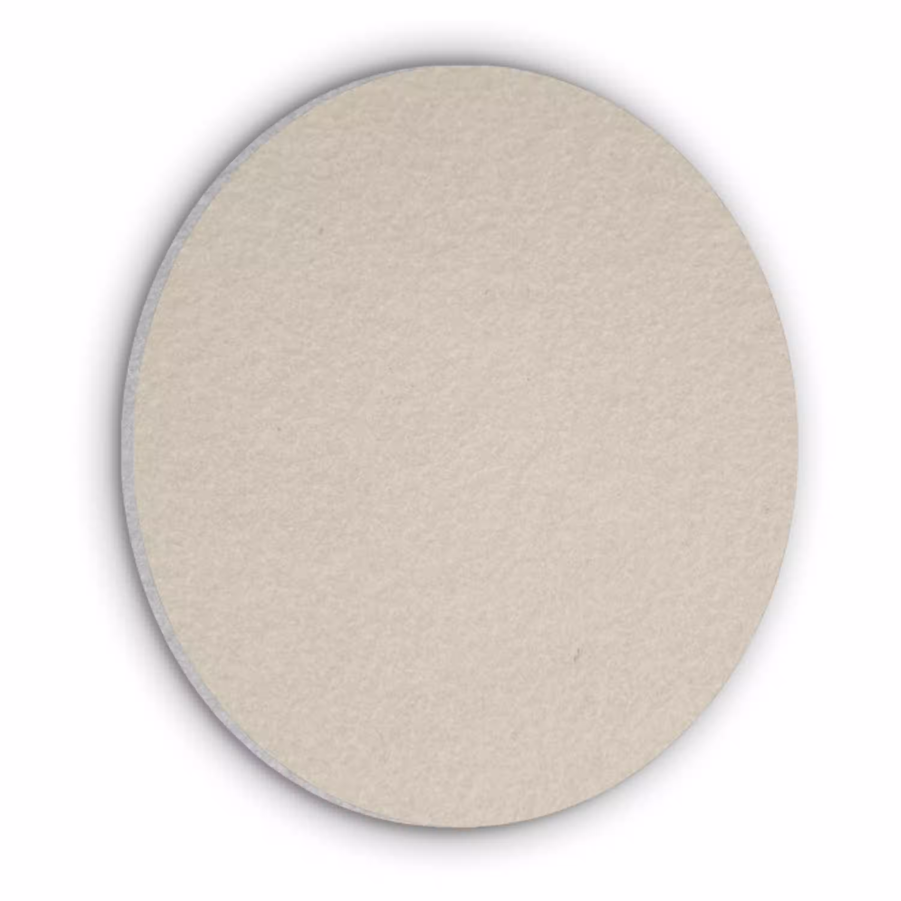 Baked - Biscuit - Nude Akoestische PET Vilt - Rond klein 838 -3d