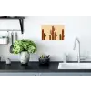 Cactus - Woestijn - Zand - Bruin Muursticker klein -keuken