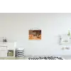 Zebra's - Savannelandschap - Gras textielposter latten blank klein -kinderkamer