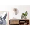 Minimalistisch - Cirkel - Lichtgrijs Wandcirkel aluminium klein -kantoor