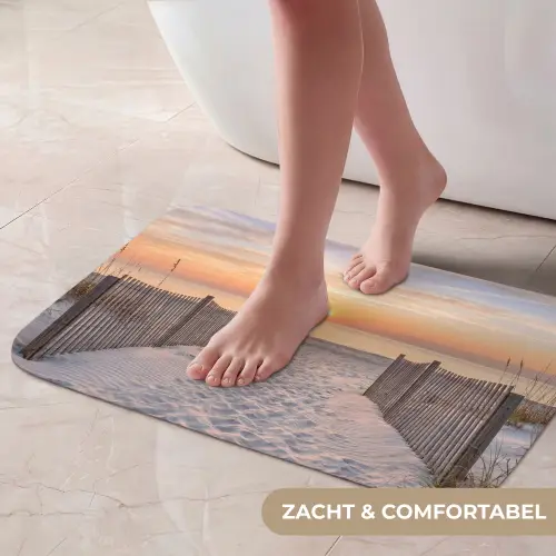 Zonsondergang - Strand - Zand Badmat klein -USP_ZachtNL