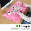 Roze - Verf - Coffee Muismat XXL klein -sfeer3