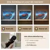 Rode raceauto - Blauw - Futuristisch Light Box met batterij (Wandlamp kind) middel -USP_lichtkleurNL