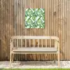 Bladeren - Monstera - Tropical - Jungle Tuinposter op houten frame 2 cm dik klein -sfeer4
