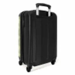 Palmwoud - Tropisch - Groen NBS - Handbagage koffer - Volwassenen Unisex middel -achterkant