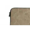 Beige - Marmer - Witte aders laptophoes neopreen klein 279 -detail
