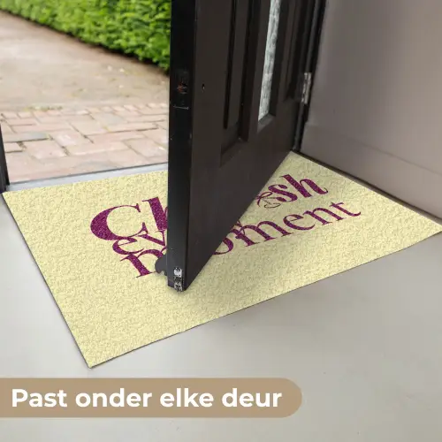 Cherish every moment - Cocktailglas - Geel Deurmat klein -USP_NL