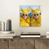 Vrouwen - Bananen - Geel plexiglas 5mm klein -sfeer1