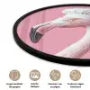 Flamingo - Roze - Koksmuts - Vogel Fotolijst rond zonder passe partout klein -closeup_NL