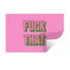 Tekst - Bold - Roze Muursticker klein -3d
