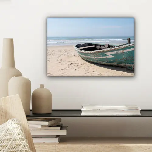 Boot - Zandstrand - Zee canvas 2cm klein -sfeer6