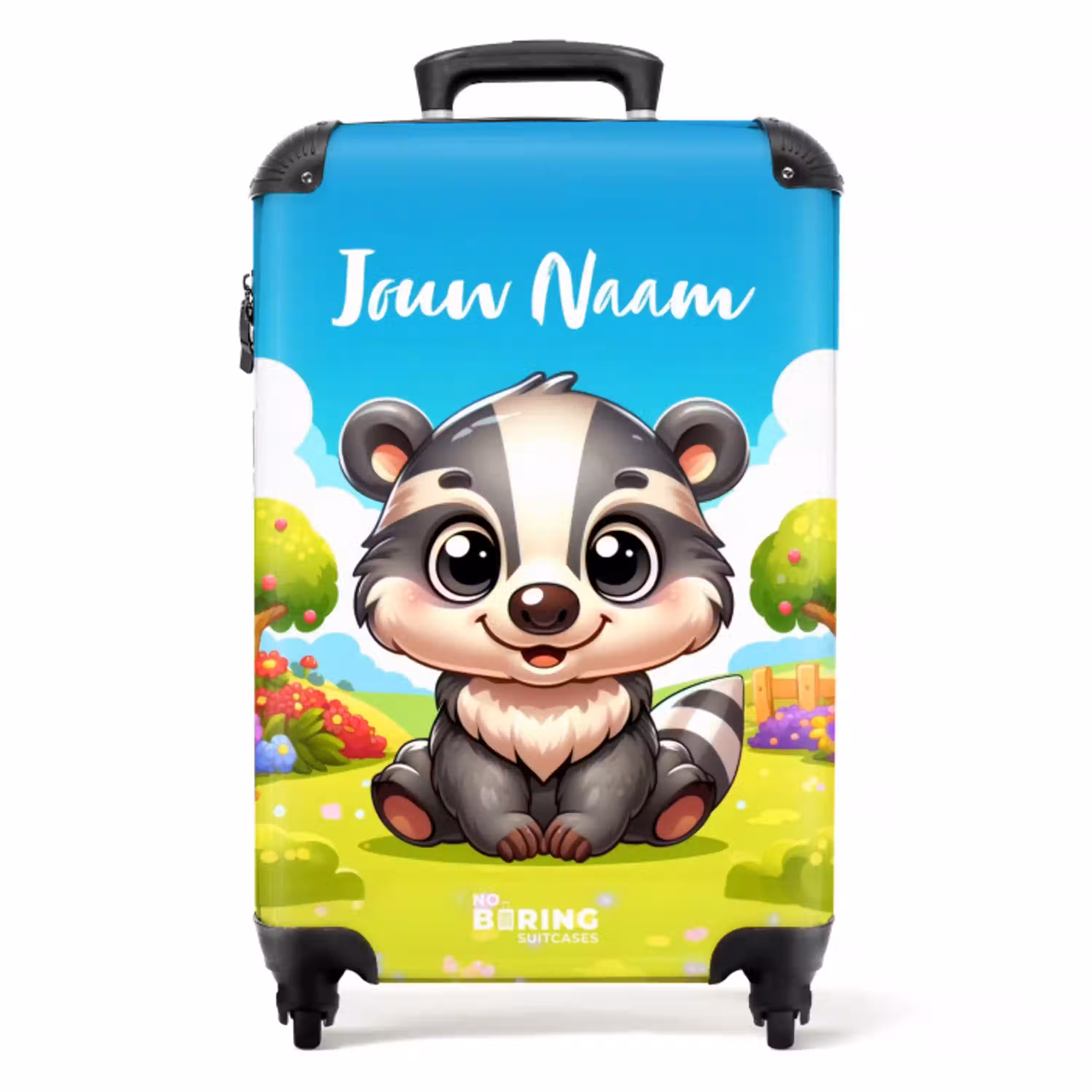 Willy Wipstaart NBS - Handbagage koffer - Kinderen Unisex middel -productfoto_recht