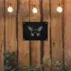 Vlinder - Metaalachtig - Geometrisch patroon tuinposter los doek klein -sfeer1