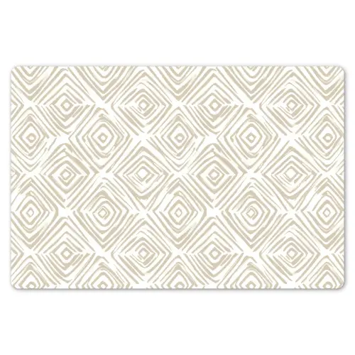 Abstract - Ruit - Beige Placemat vinyl groot 368 -zzsfeer1_Kitchenyeah-website