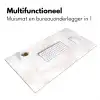 Wolkenstructuur - Roze - Marmer Muismat XXL klein 681 -sfeer4