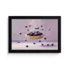 Eten - Taart - Bessen - Blauw fotolijst zwart zonder passe partout klein -3d
