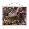 Marmer - Gold - Steen - Abstract textielposter latten blank klein -3d