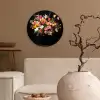 Vaas - Bloemen - Tulpen Wandcirkel plexiglas klein -sfeer1