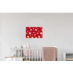 Sterren - Speels - Rood Muursticker klein 286 -kinderkamer