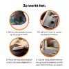 Retro - Hartjes - Patroon Inductie beschermer vinyl 3mm klein 276 -zzzzzzz-td-werking