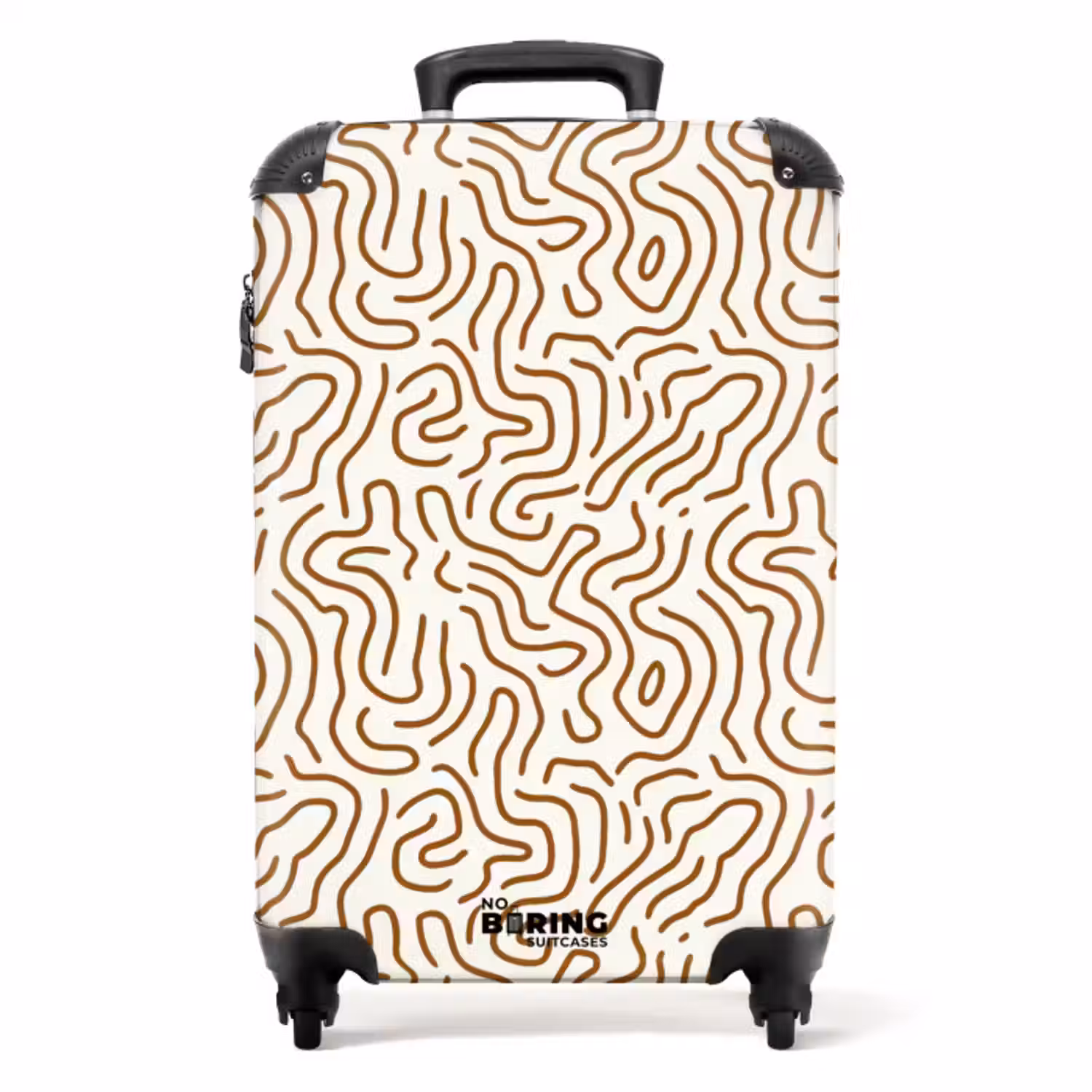 Koffer - Minimalistisch - Muster - Terrakotta