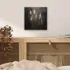 Siergras - Pluimen - Verlichting - Zwart aluminium wit klein -sfeer3