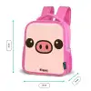 Kawai - Varken - Roze Kinderrugzak - Roze middel -productfoto_formaten