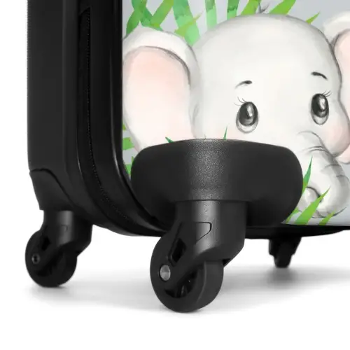 Diertjes in de jungle Koffer - NBS - Handbagage middel -wiel