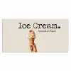 Ice cream - Softijs - Kleurrijk - Kers Muismat XXL klein -3d_leeg