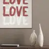 Love - Rood - Tekst PET vilt klein -sfeer6_closeup
