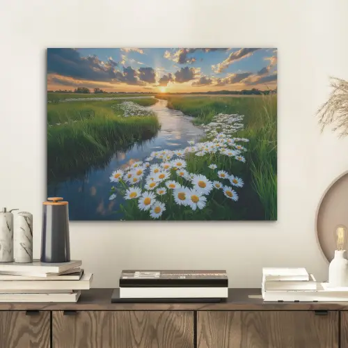 Beekje - Landschap - Margriet PET vilt klein -sfeer1