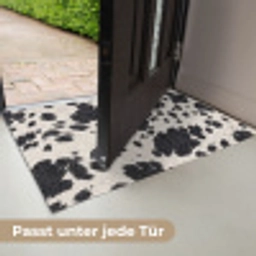 Patroon - Vacht - Zwart - Wit Deurmat klein -USP_DE