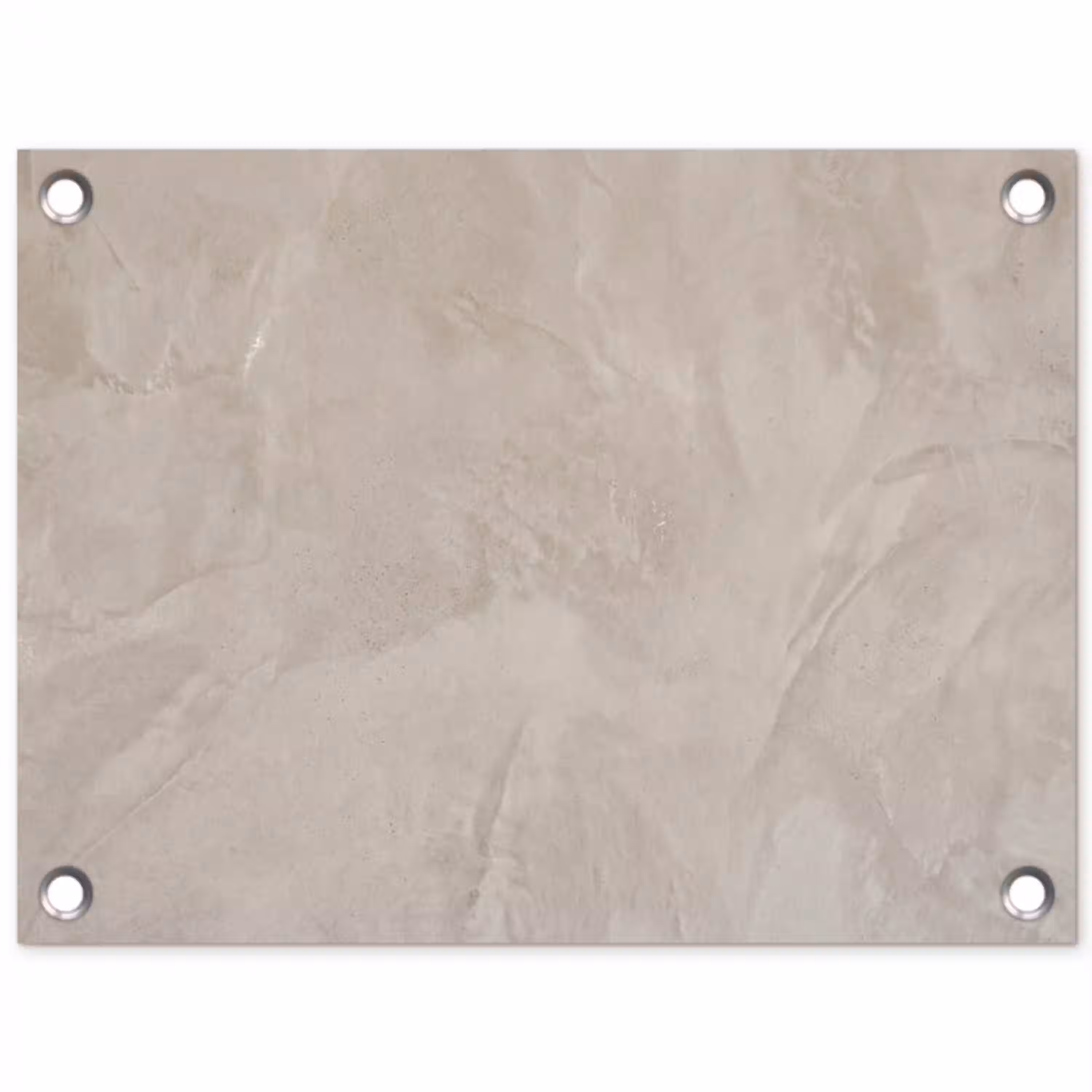 Textuur - Wand - Modern - Beige - Abstract tuinposter los doek klein -3d