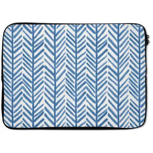 Patroon - Streep - Blauw laptophoes neopreen klein 279 -zkaufland3dotto