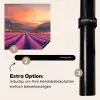 Lavendelveld - Zonsondergang - Paars Inductie beschermer vinyl 3mm middel -zzzzzzz-induclip_DE