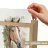 Paard - Bloemen - Natuur - Waterverf - Dieren Light Box met kabel (Kinderlampje) klein -USP_websiteprintNL