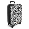Zwart wit koeienvlekkenpatroon NBS - Handbagage koffer - Volwassenen Unisex middel -productfoto_3d