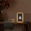 Pannenkoeken - Blauwe Bessen - Bord Light Box met kabel (Tafellamp) klein -sfeer4