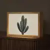 Cactus - Subtiel - Groen Light Box met kabel (Tafellamp) klein -z3d_website