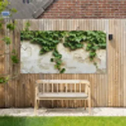 Klimop - Muur - Groen Tuinposter op houten frame 2 cm dik xxl -sfeer4